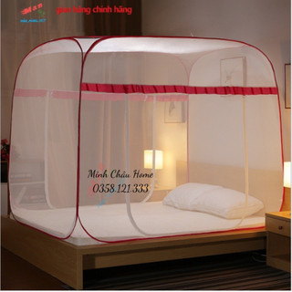 Màn chụp tự bung người lớn Minh Châu Home - Mùng chụp tự bung thông minh chống muỗi cao cấp gấp gọn 1m6 1m8 2m2