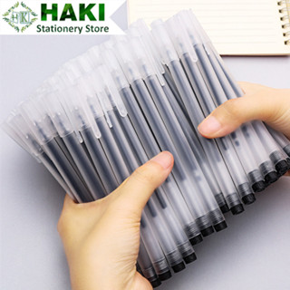 Bút gel HAKI bút bi nước khô nhanh ngòi 0.5mm mực đen đỏ xanh đồ dùng học tập văn phòng phẩm B14