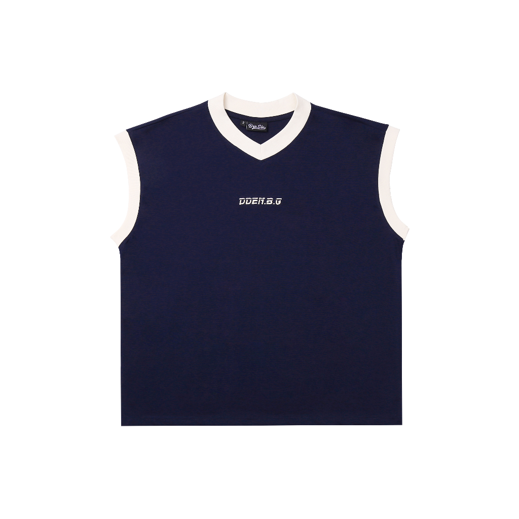Áo TankTop Form Boxy Đen Studio Cotton Premium