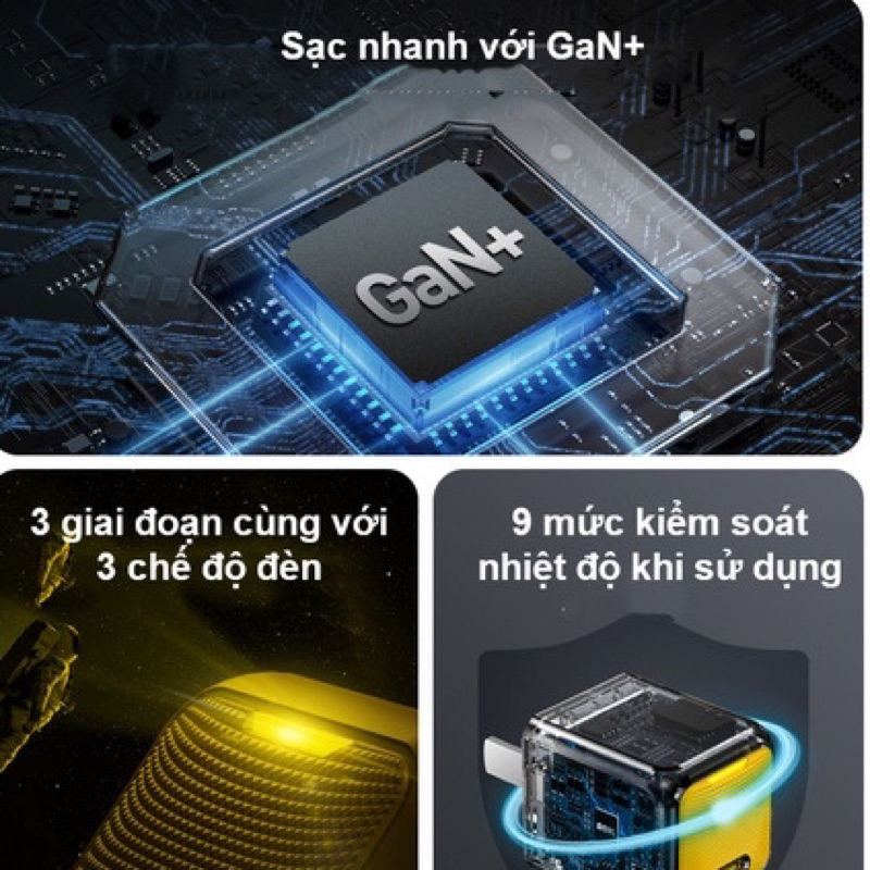 Củ sạc nhanh 30w Aohi sạc nhanh PD/PPs…