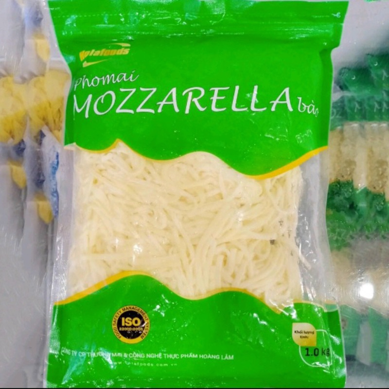 1Kg Phô mai Mozzarella bào sợi