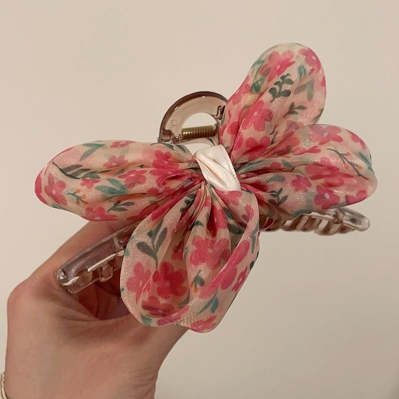 Gấp Tóc Gấu Dâu Nơ, Gấp Tóc Gấu Dâu Nhựa Dễ Thương, Gấp Tóc Kuromi Sanrio, Kẹp Gấp Tóc Nhựa Nhiều Mẫu Dễ Thương