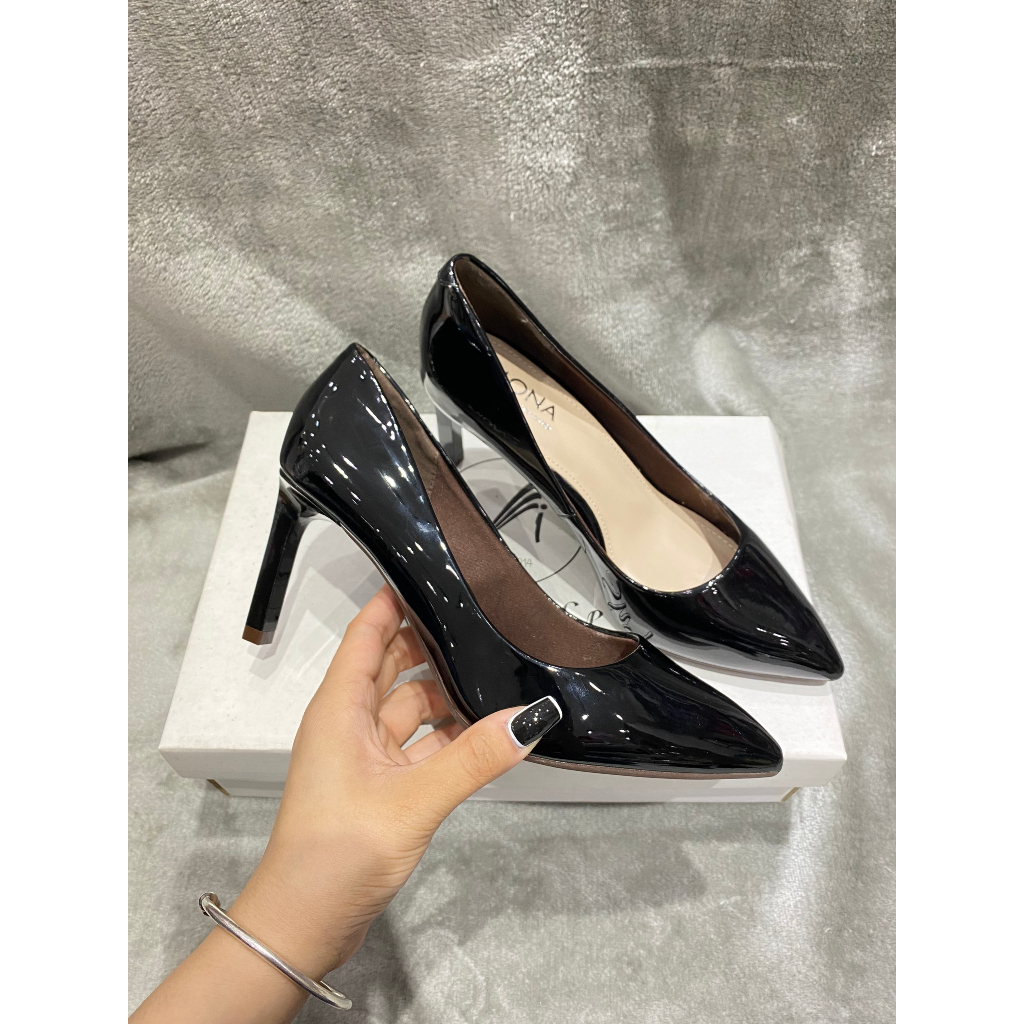 Giày cao gót Mona gót trụ 8cm - D1016