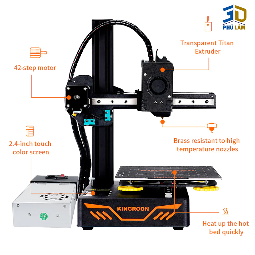 Máy In 3D KINGROON KP3S, MÁY IN 3D RẺ NHẤT THẾ GIỚI
