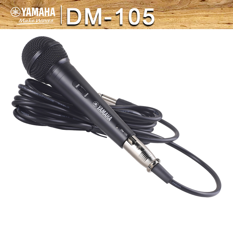 Yamaha/DM-105 micro có dây,micro hát karaoke,micro karaoke có dây,giọng hát rõ và tràn đầy