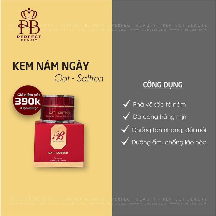 KEM nám xóa bỏ thâm làm mờ nám trắng da PB - NUTI