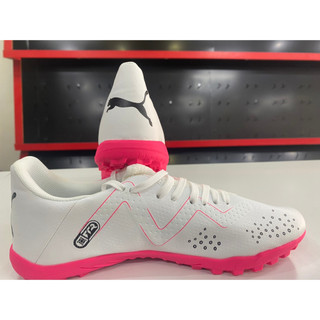 Giày đá bóng Puma Trắng hồng. Tặng tất dệt kim