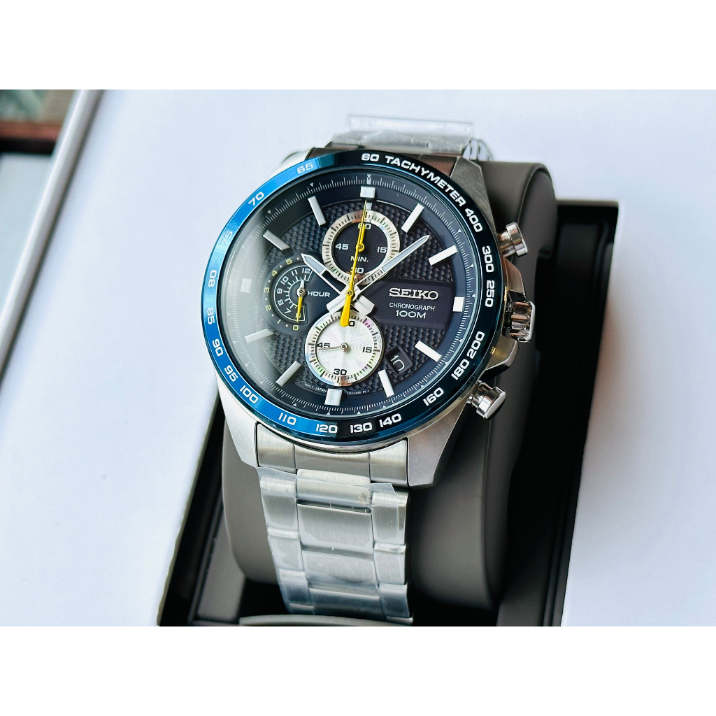 Đồng hồ nam dây thép Seiko Chronograph Neo SSB259P1