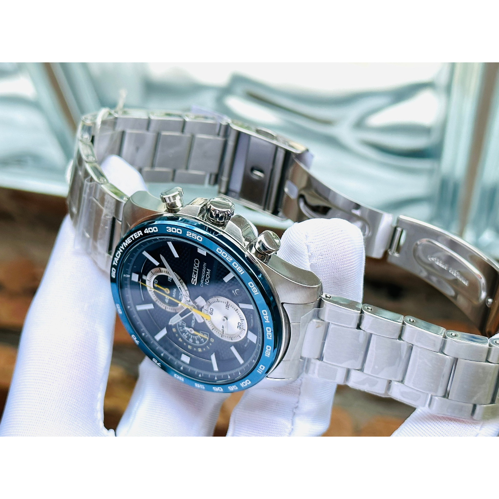 Đồng hồ nam dây thép Seiko Chronograph Neo SSB259P1