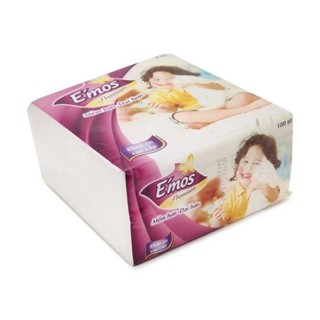 Khăn Giấy Vuông Emos Khổ Lớn Bịch 50t