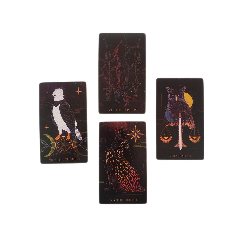 Bộ bài Oriens Animal Tarot 78 lá bài 7x12 Cm tặng đá thanh tẩy S170