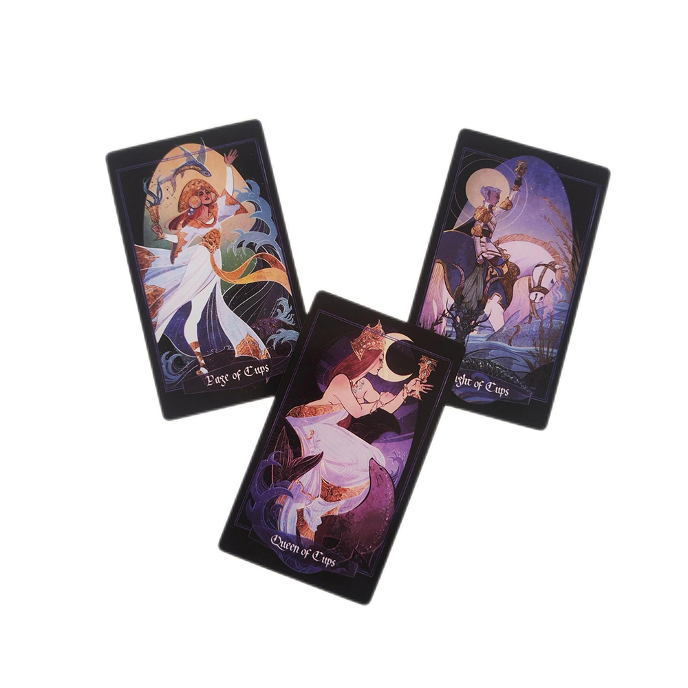Bộ bài Children of Litha Tarot 78 lá 7x12 Cm tặng đá thanh tẩy S171
