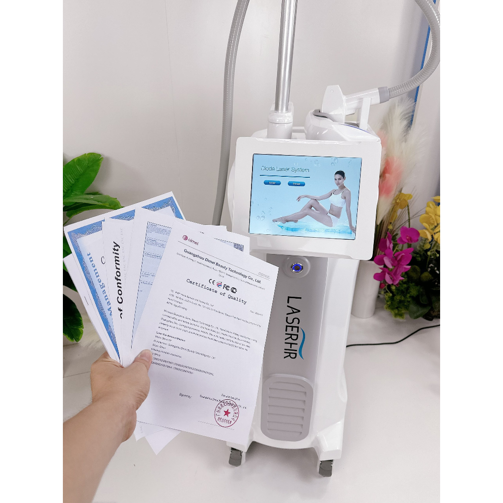 Máy Triệt Lông Lạnh Diode  Laser 808 HR Chính Hãng
