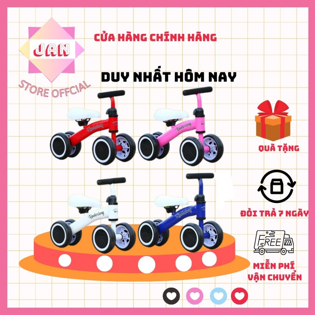 Xe chòi 4bánh chân thăng bằng cao cấp cho bé từ 1đến 4 tuổi