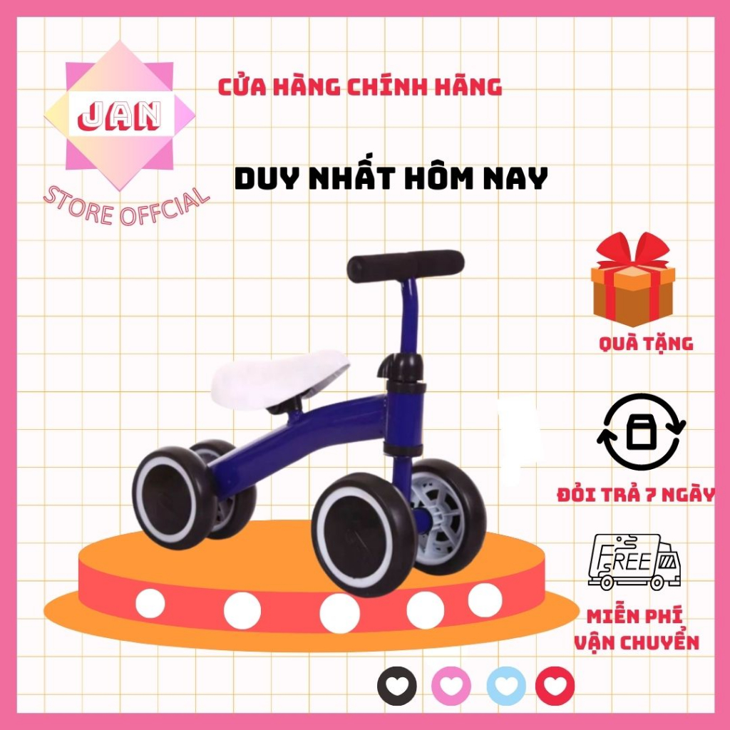 Xe chòi 4bánh chân thăng bằng cao cấp cho bé từ 1đến 4 tuổi