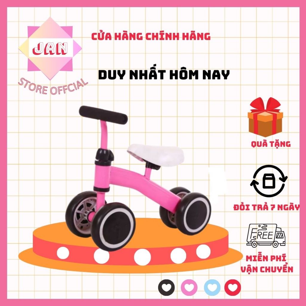 Xe chòi 4bánh chân thăng bằng cao cấp cho bé từ 1đến 4 tuổi