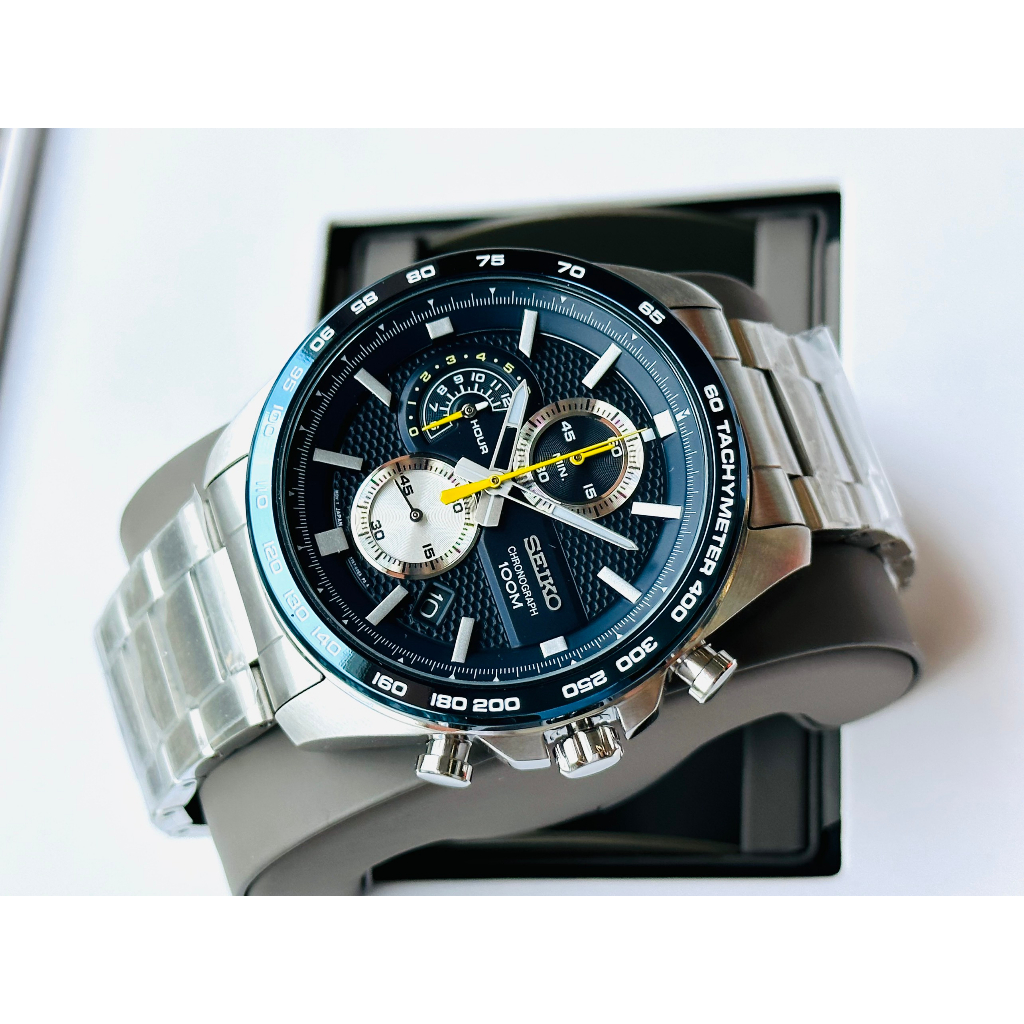 Đồng hồ nam dây thép Seiko Chronograph Neo SSB259P1