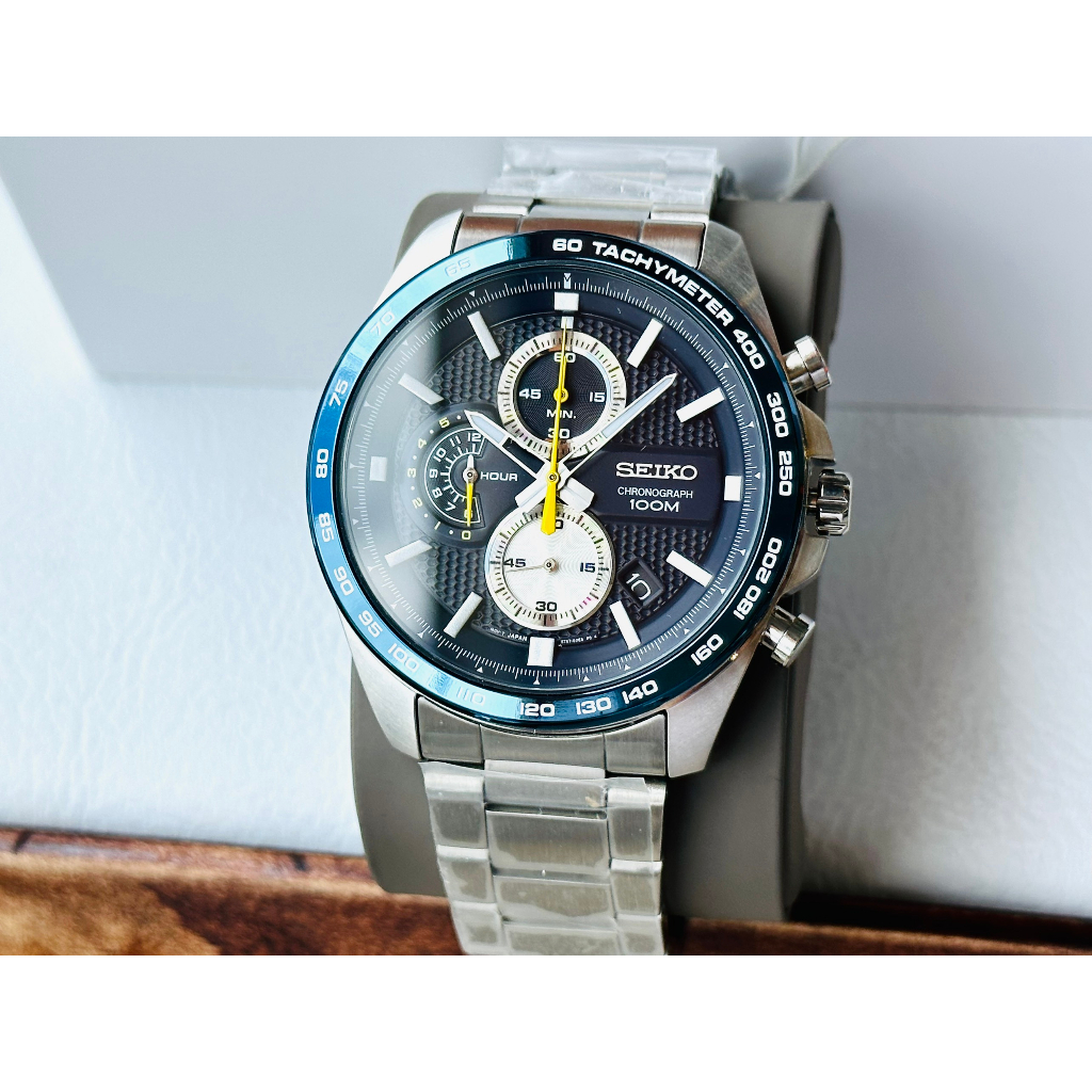 Đồng hồ nam dây thép Seiko Chronograph Neo SSB259P1