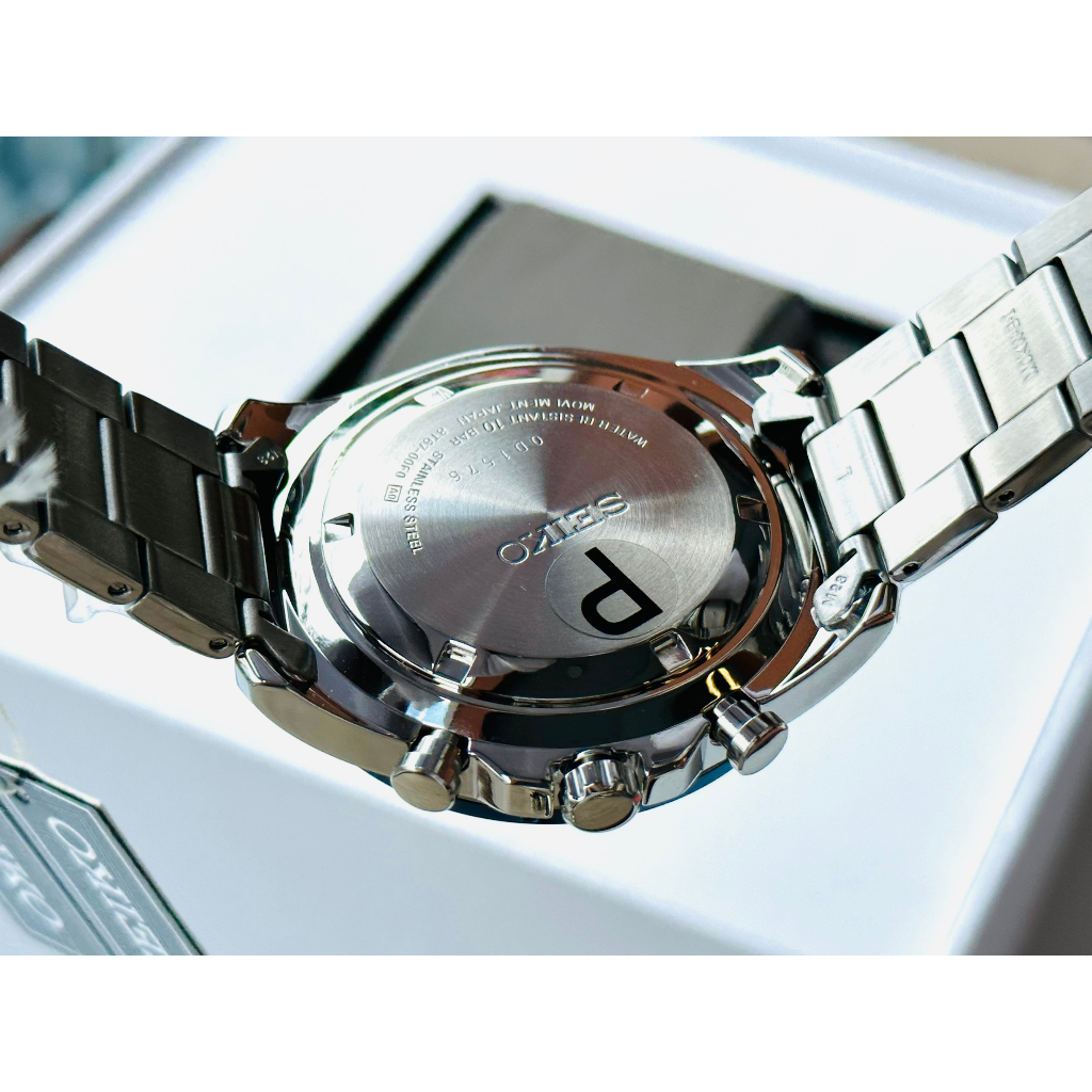 Đồng hồ nam dây thép Seiko Chronograph Neo SSB259P1