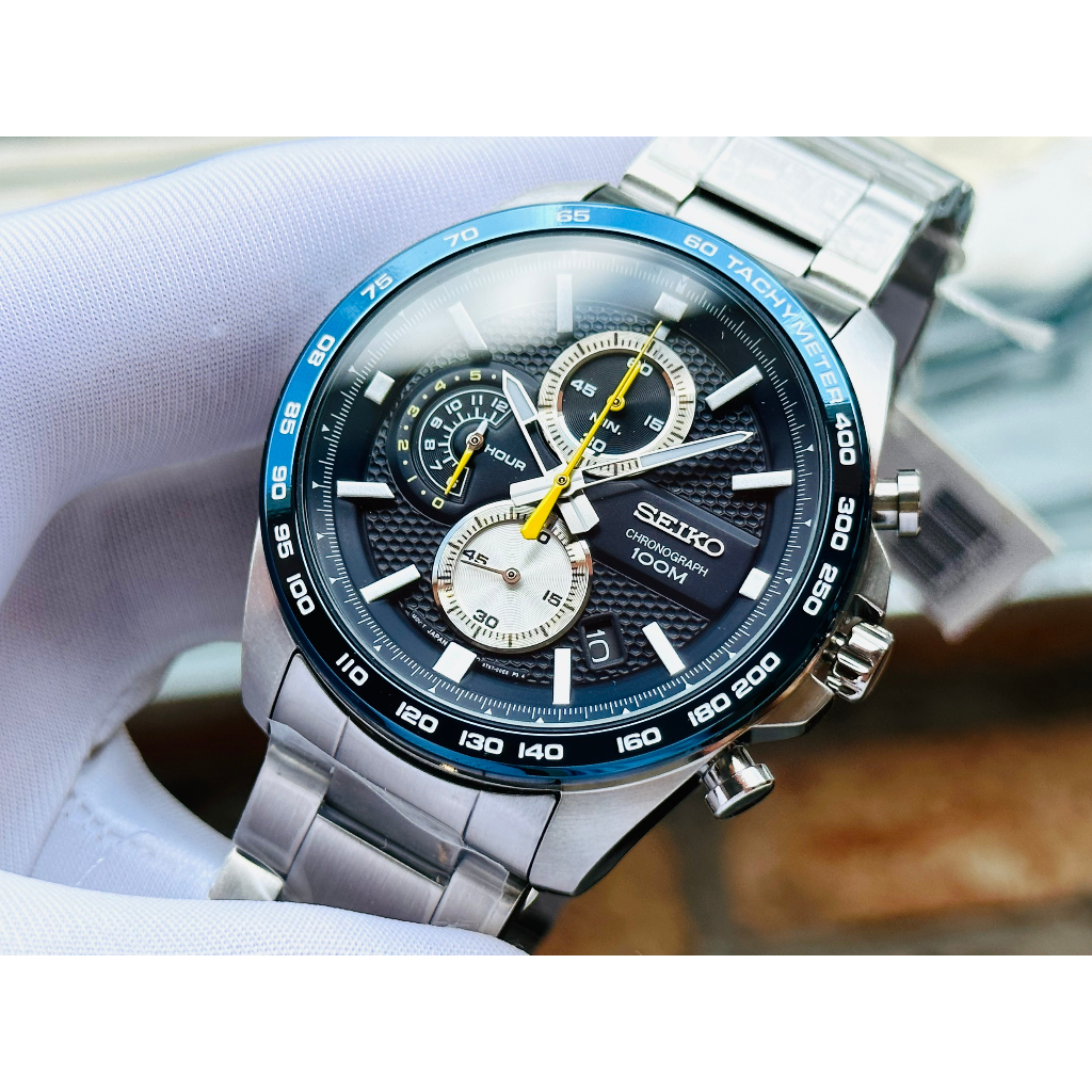 Đồng hồ nam dây thép Seiko Chronograph Neo SSB259P1