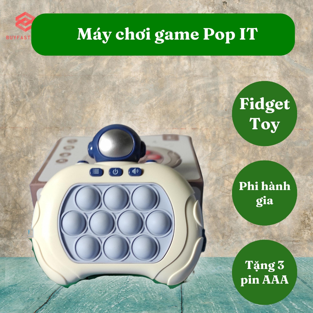 Máy chơi game Pop It phiên bản cải tiến của trò chơi đập chuột - Đồ chơi Fidget Toy giúp cải thiện khả năng tập trung
