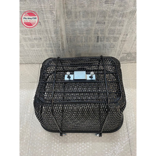 Rổ có nắp xe cub và xe dream ( có bát gắn )