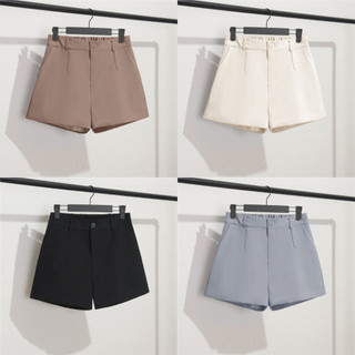 Quần short nữ vải kaki mềm lưng thun co giãn thoải mái n21