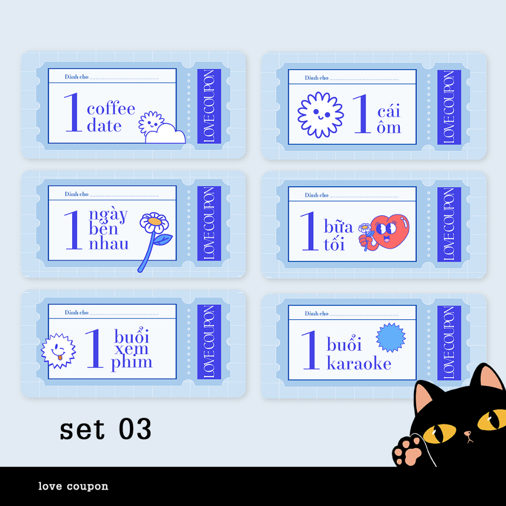 Love coupon quà tặng tình yêu cho cặp đôi