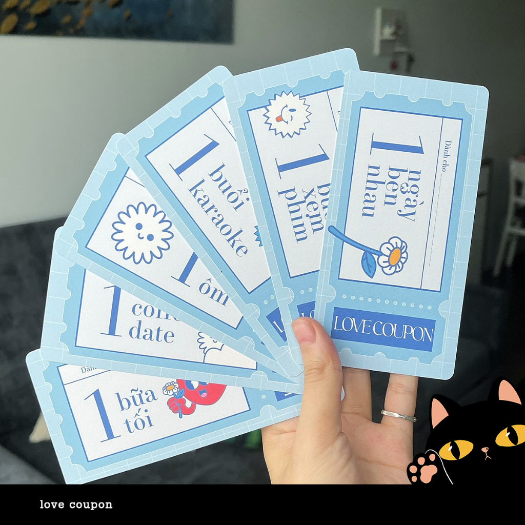 Love coupon quà tặng tình yêu cho cặp đôi