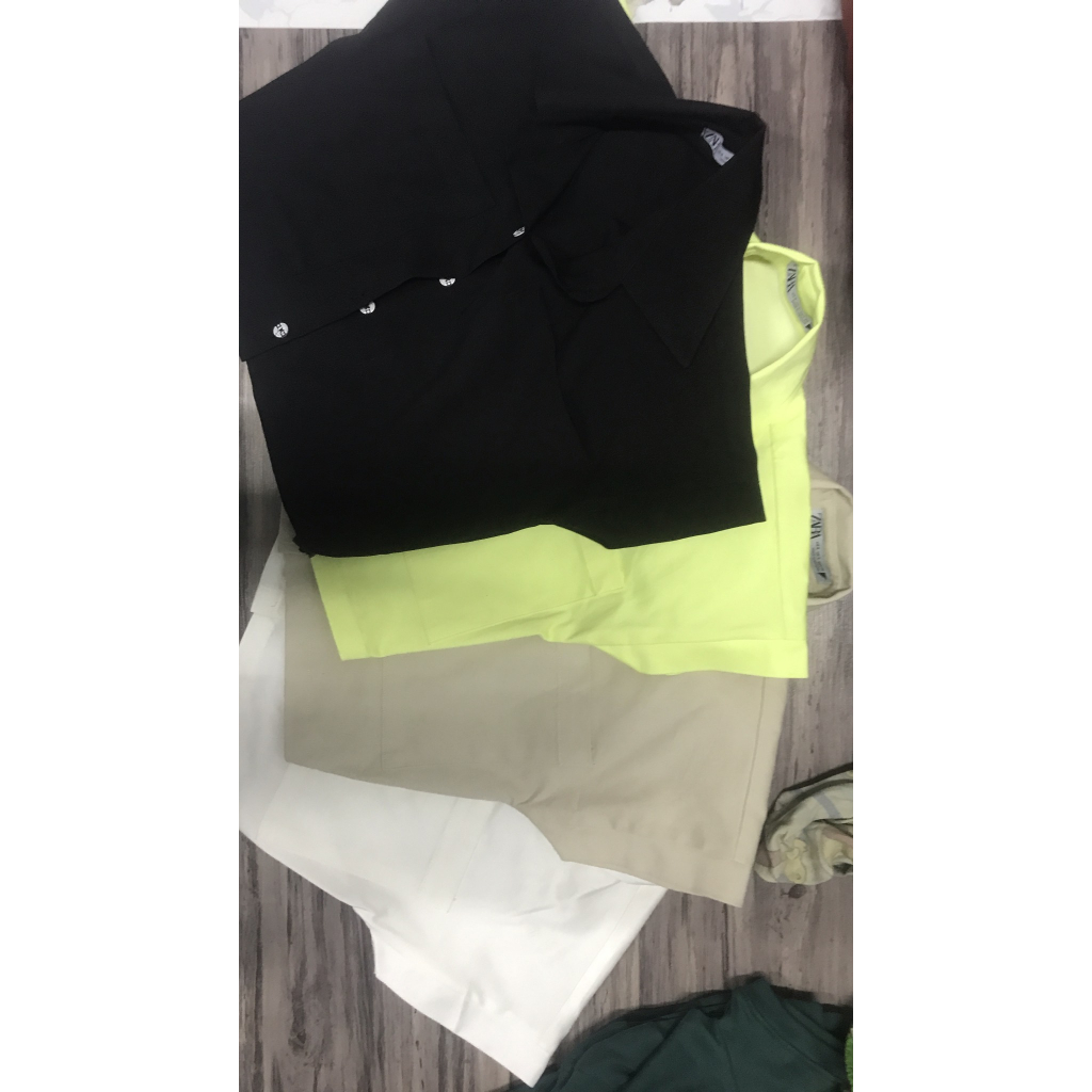 Áo Sơ mi Kiểu Croptop rút eo - VNXK