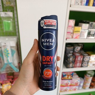 Xịt khử mùi mát lạnh Nivea Men Cool Kick 150ml