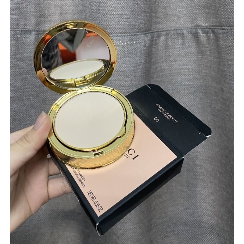 Phấn Guci Beauté Mat Naturel Tone 00 sáng sân bay,về lô mới date mới