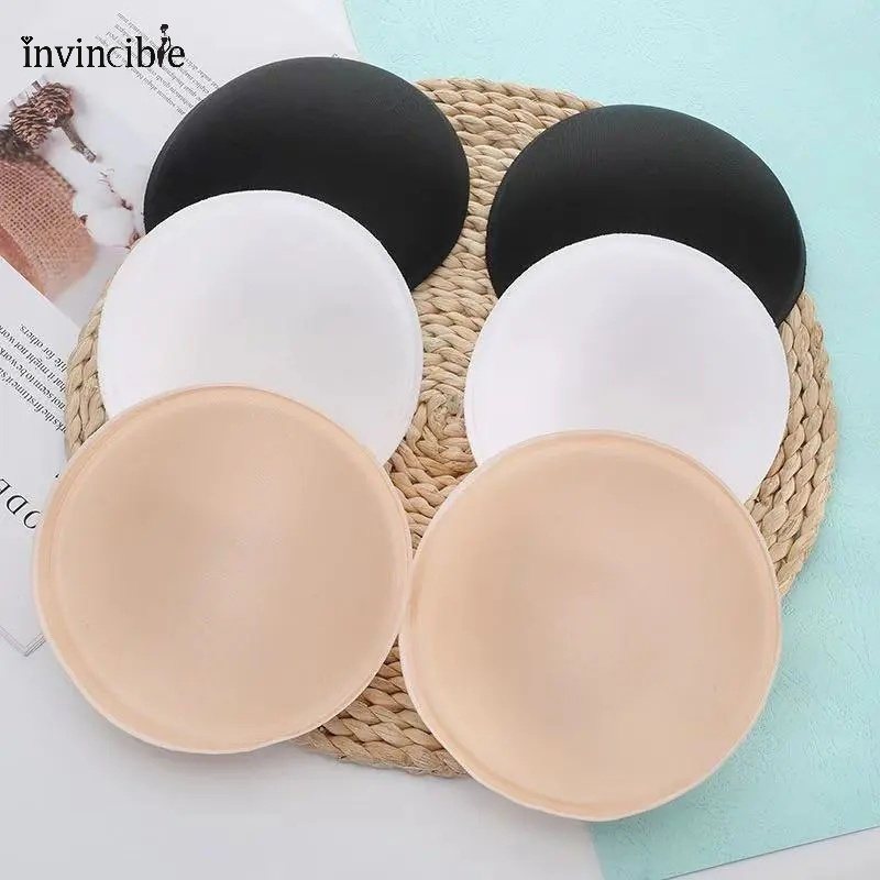 Mút Nâng Đệm Ngực Áo Tập Áo Lót Áo Bra Dầy 3cm Dạng Kép Quả Xoài Trái Tim Siêu Đẩy Vòng Một - Mút Tròn Trơn Cao Cấp