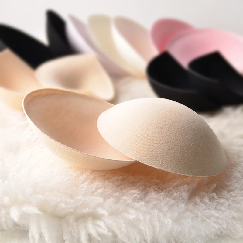 Mút Nâng Đệm Ngực Áo Tập Áo Lót Áo Bra Dầy 3cm Dạng Kép Quả Xoài Trái Tim Siêu Đẩy Vòng Một - Mút Tròn Trơn Cao Cấp