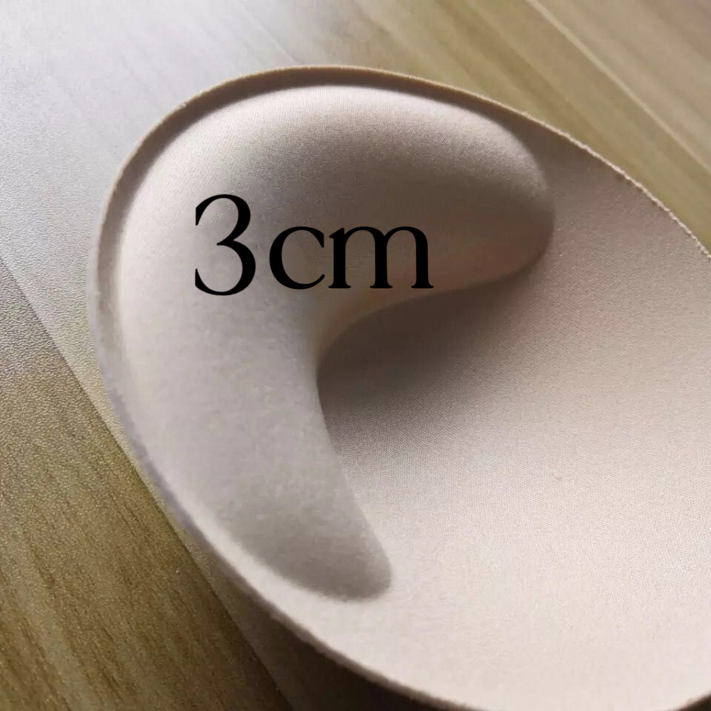 Mút Nâng Đệm Ngực Áo Tập Áo Lót Áo Bra Dầy 3cm Dạng Kép Quả Xoài Trái Tim Siêu Đẩy Vòng Một - Mút Tròn Trơn Cao Cấp