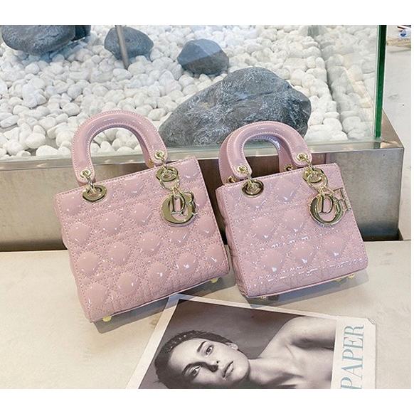 MIHOO Túi Đeo Chéo Quai Xách Tay Dáng Vuông Da Bóng Đẹp Thời Trang Hàn Quốc Cho Nữ DC83MH