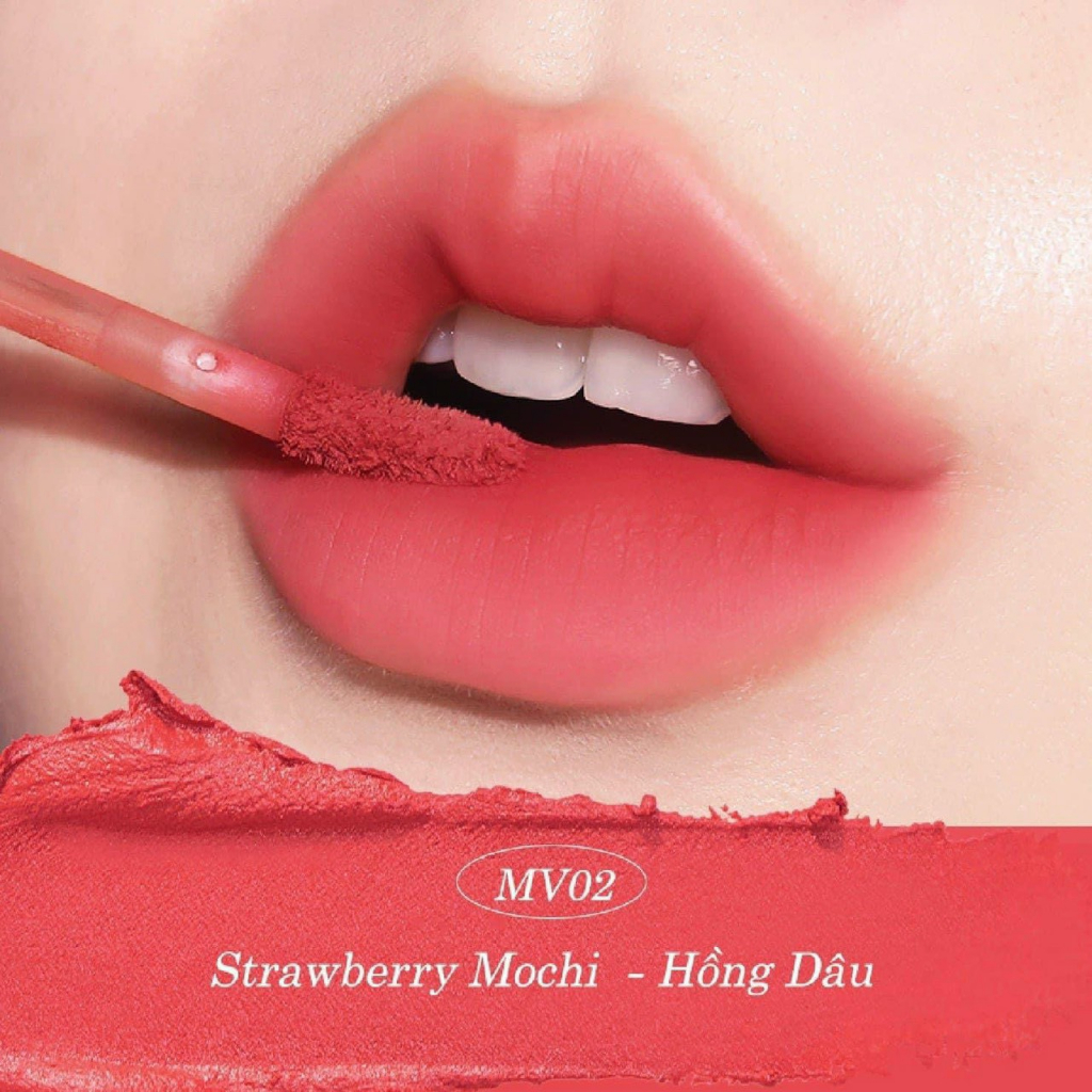 Son Kem Black Rouge Muddish Cushion Velvet 34.8g MV01 MV02 MV03 MV04 MV05 MV06-Son Black Rouge MV01-MV06