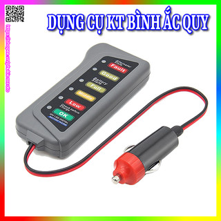 Máy kiểm tra bình ắc quy cao cấp cho xe hơi xe máy 12V 15A