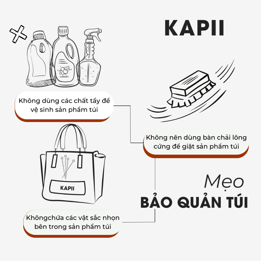 Túi đeo chéo nam nữ KAPII Pyramid Bag - Peacok Blue