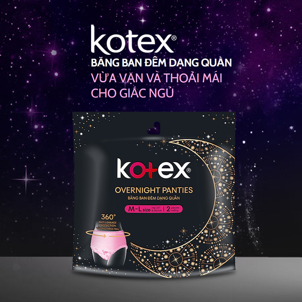 Băng vệ sinh quần Kotex ML 2 Miếng