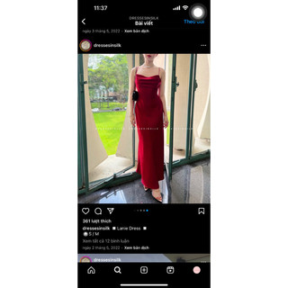 [PASS NEW] ĐẦM LỤA DÀI DRESSESINSILK L