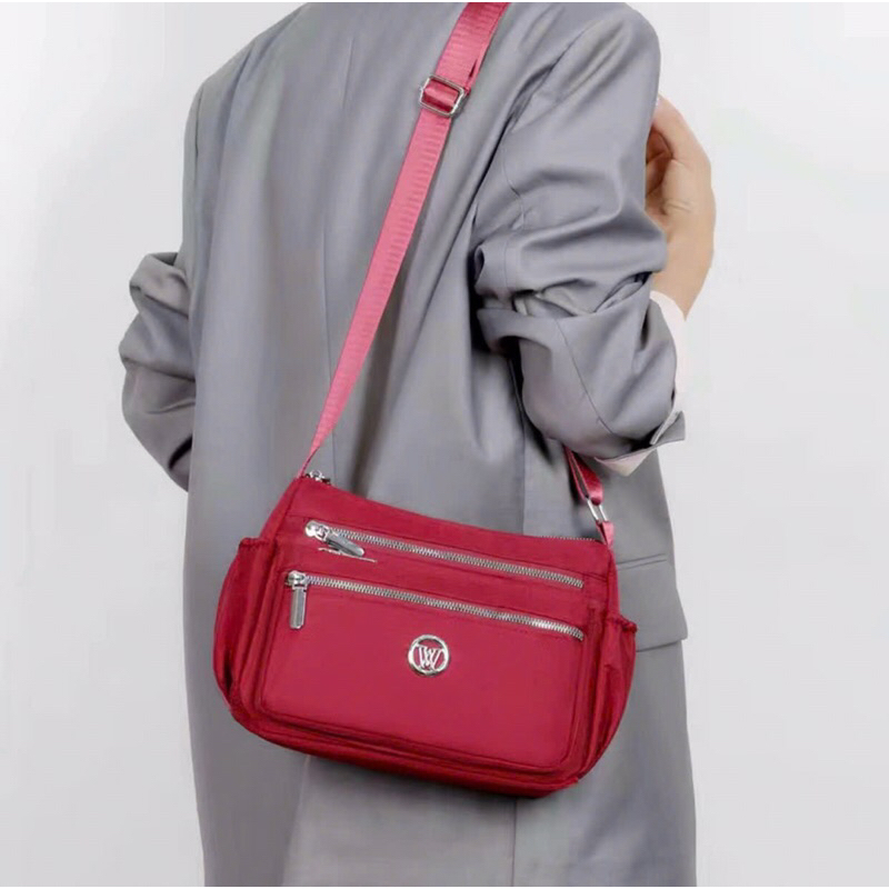 Túi đeo vai nữ vải dù chống thấm cao cấp rẻ đẹp