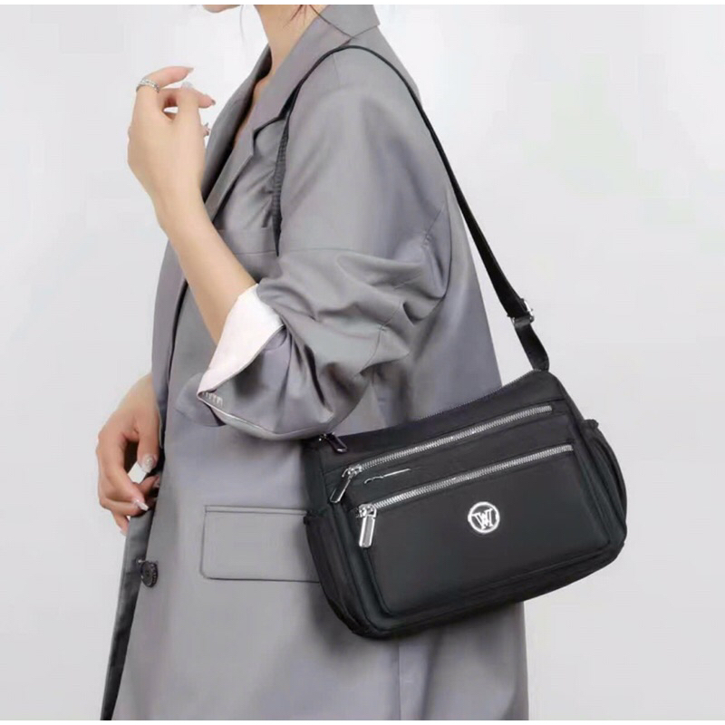 Túi đeo vai nữ vải dù chống thấm cao cấp rẻ đẹp