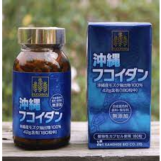 Lẻ Viên uống tăng cường sức khỏe Okinawa Fucoidan Kanehide Bio