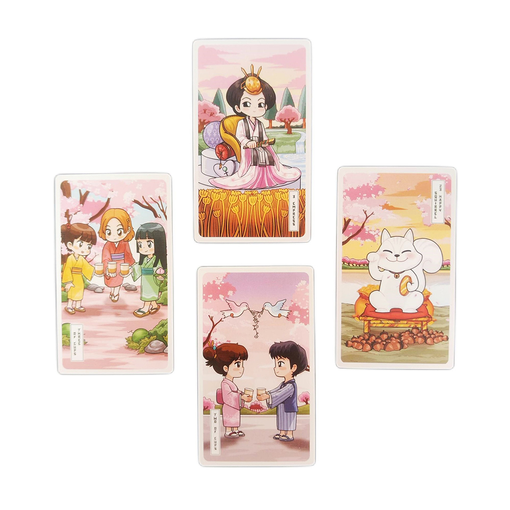 Bộ bài Sakura Spring Tarot 78 lá bài 7x12 Cm tặng đá thanh tẩy S176