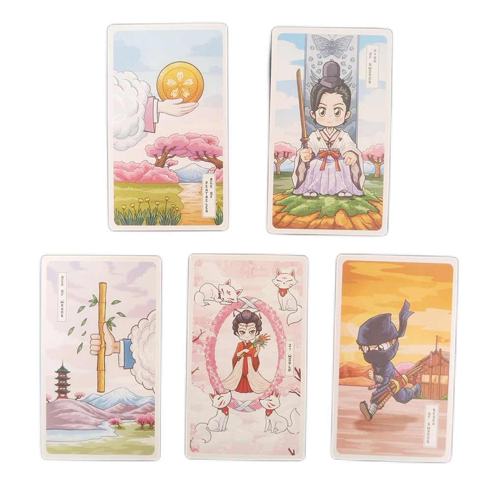 Bộ bài Sakura Spring Tarot 78 lá bài 7x12 Cm tặng đá thanh tẩy S176