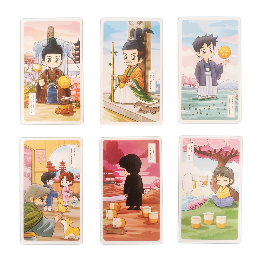 Bộ bài Sakura Spring Tarot 78 lá bài 7x12 Cm tặng đá thanh tẩy S176