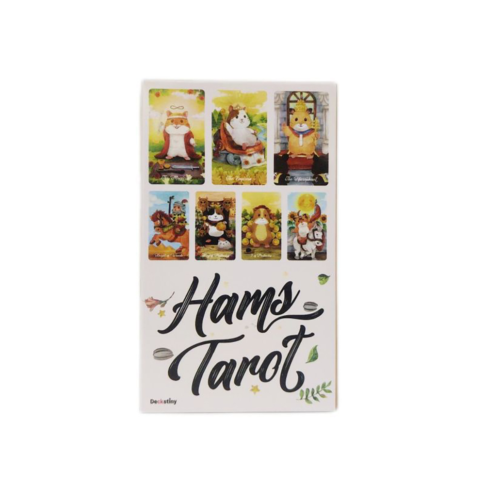 Bộ bài Hams Tarot 78 lá bài 7x12 Cm tặng đá thanh tẩy S174