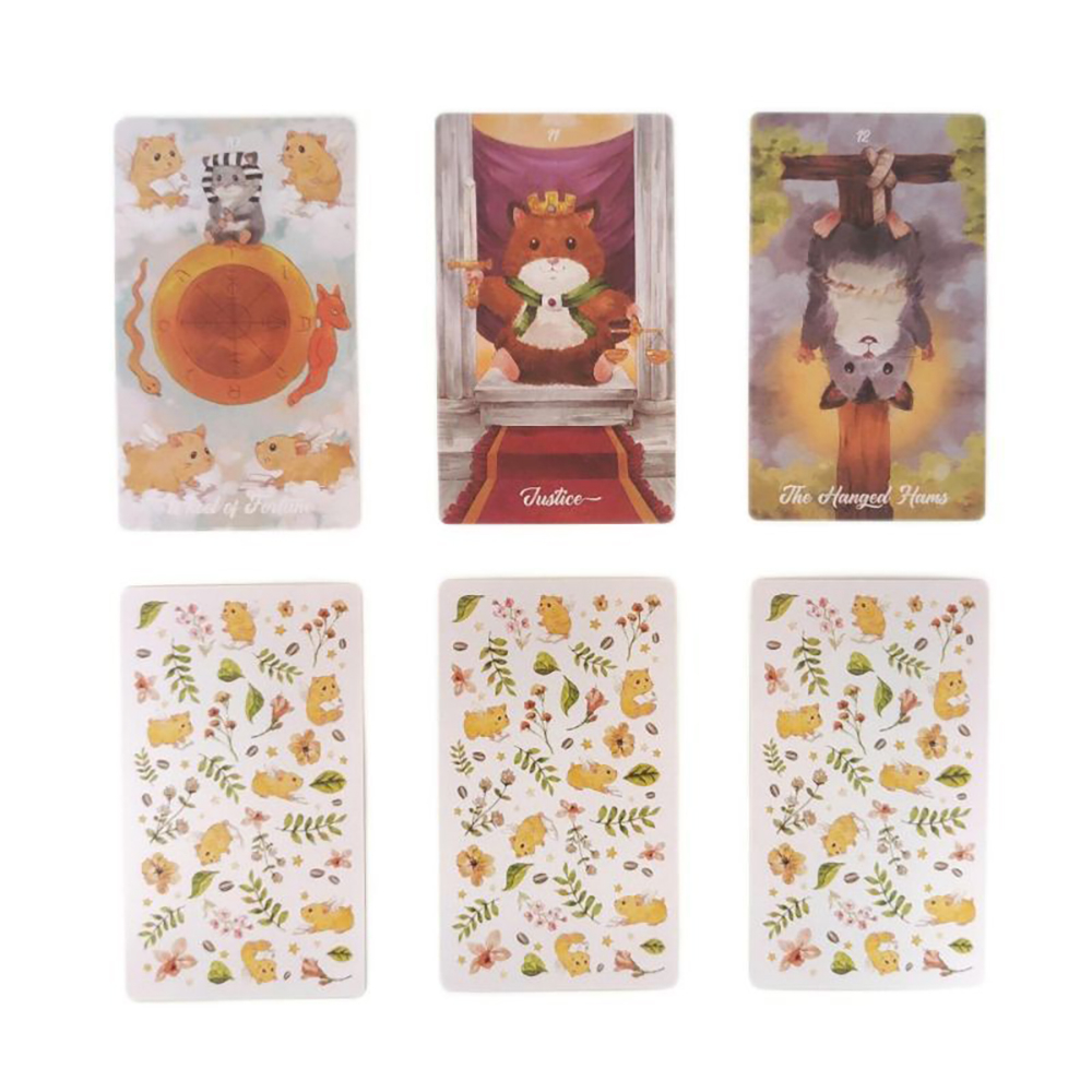 Bộ bài Hams Tarot 78 lá bài 7x12 Cm tặng đá thanh tẩy S174
