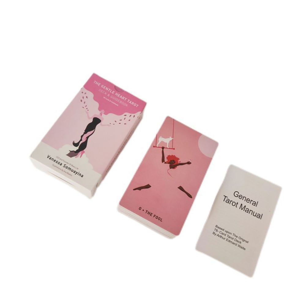Bộ bài Gentle Heart Tarot 78 lá bài 7x12 Cm tặng đá thanh tẩy S175